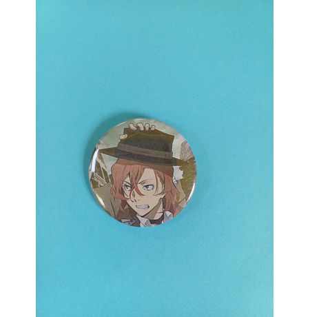 Значок Накахара Чуя - Великий из бродячих псов (Bungou stray dogs), 4,5 см