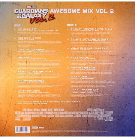Виниловая пластинка Стражи Галактики Часть 2 (Guardians of the Galaxy Vol. 2 - OST) изображение 2