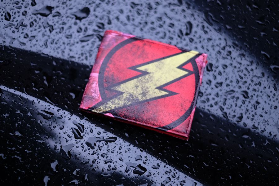 Кошелек Флэш (The Flash) лого изображение 2