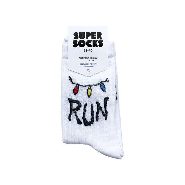 Носки SUPER SOCKS Очень странные дела Run (Stranger Things)