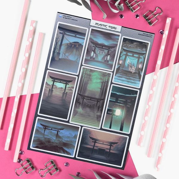 Наклейки Мистические Тории (Mystic Torii), стикеры NKS D-Pack