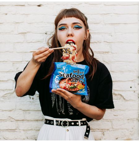 Лапша Samyang со вкусом морепродуктов изображение 2