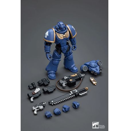 Фигурка Warhammer 40000 - Ультрамарин Заступник (Ultramarines Intercessors JOYTOY) 1:18 изображение 4