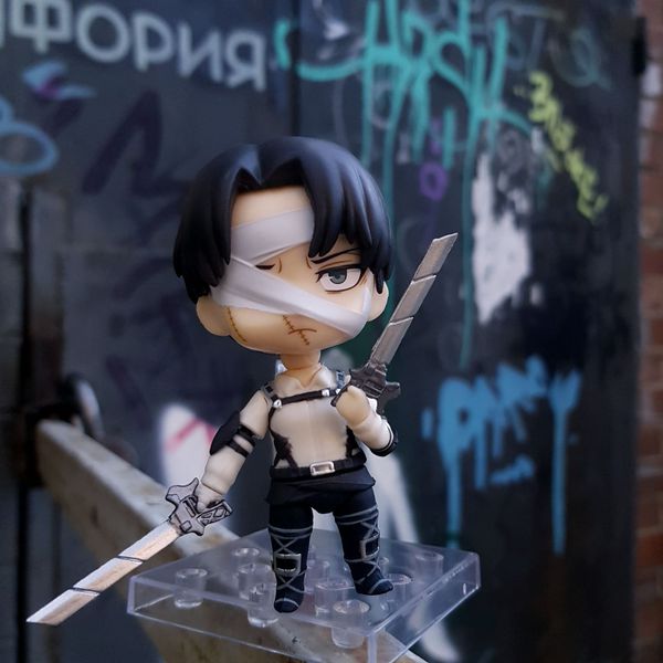 Фигурка Атака на Титанов - Леви Аккерман (Levi Ackerman - Attack On Titan) Nendoroid 10 сm копия