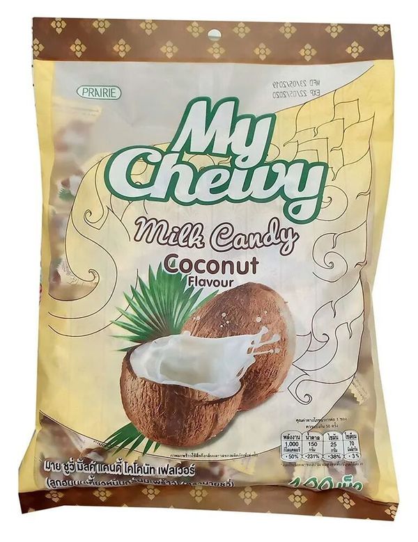 Конфеты My Chewy Milk со вкусом кокоса, 360 гр (пакет)