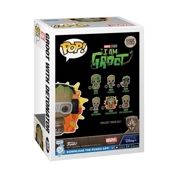 Фигурка Funko POP! Я есть Грут - Грут с детонатором (I Am Groot - with Detonator) изображение 3