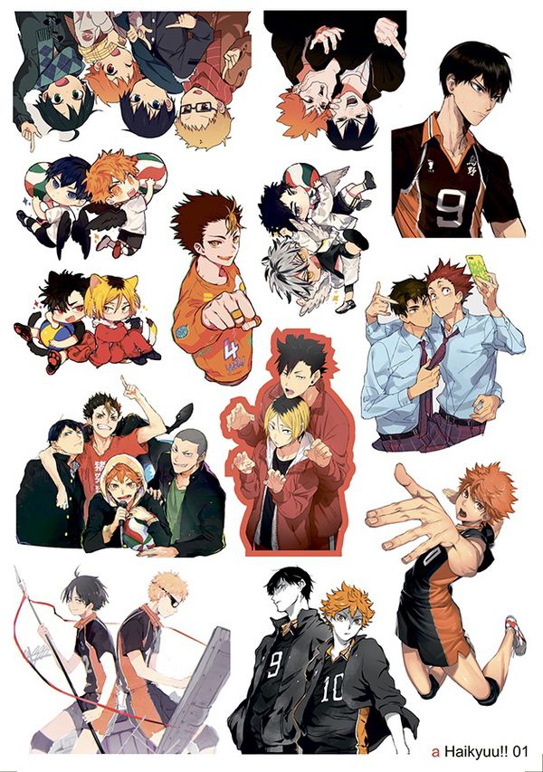 Стикеры Волейбол (Haikyu!!)
