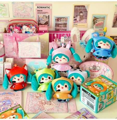 Случайная мягкая игрушка-брелок Хатсуне Мику Rainy Day 12 см (Лицензия)