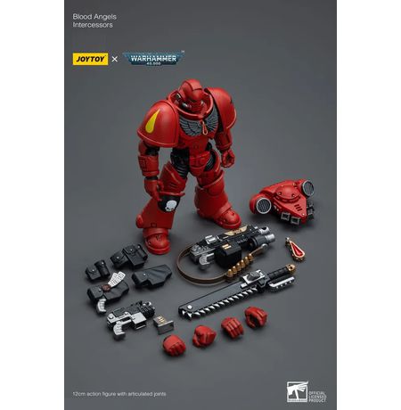 Фигурка Warhammer 40000 - Кровавый Ангел Заступник (Blood Angels Intercessors JOYTOY) 1:18 изображение 5