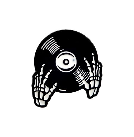 Значок Пластинка Dj Кости