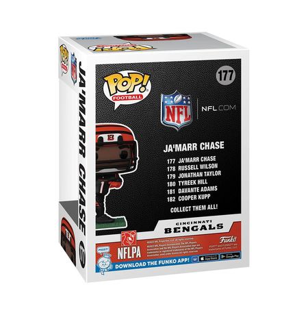 Фигурка Funko POP! NFL - Джамарр Чейз (Cincinnati Bengals - Ja'Marr Chase) изображение 3