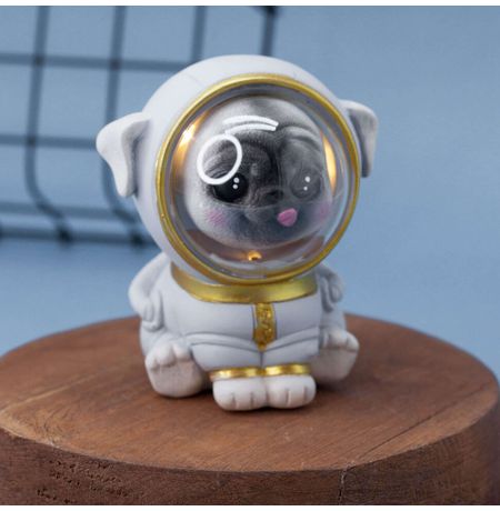 Ночник Космонавт-собака, Мопс изображение 5