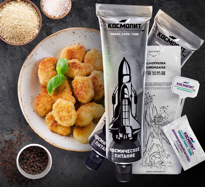 Космическое питание Куриные наггетсы, в коробке изображение 2
