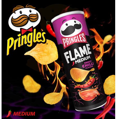 Чипсы Pringles Flame Sweet Chilli (острые) 160 г изображение 2
