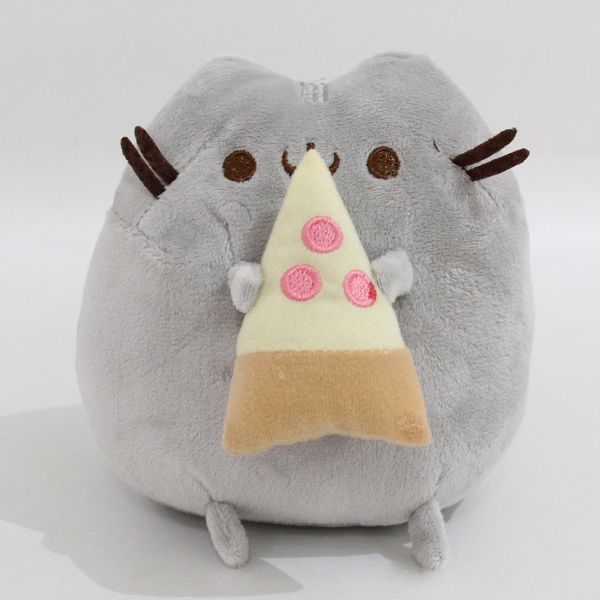 Мягкая игрушка Пушин с пиццей (Pusheen Cat)
