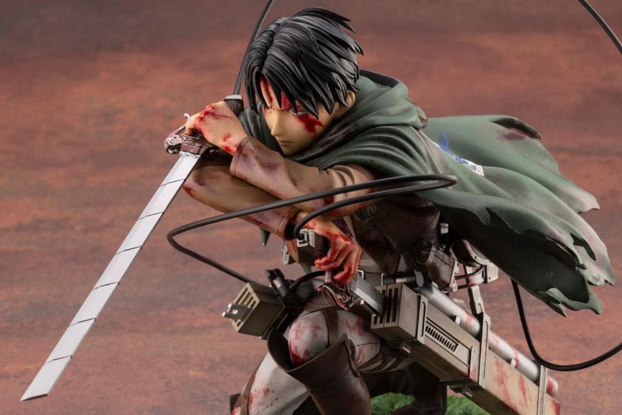 Фигурка  Атака на Титанов - Леви (Attack On Titan - Levi Fortitude Ver., ARTFX J) УЦЕНКА изображение 3