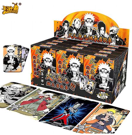 Коллекционные карточки Наруто - бустер c картой BR и пином (Naruto)