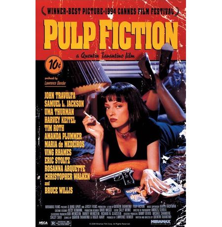 Постер Криминальное Чтиво - Pulp Fiction