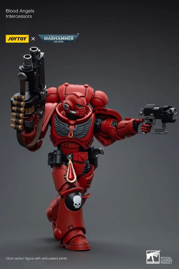 Фигурка Warhammer 40000 - Кровавый Ангел Заступник (Blood Angels Intercessors JOYTOY) 1:18 изображение 6