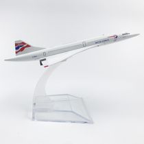 Металлическая модель самолета Concorde British Airways