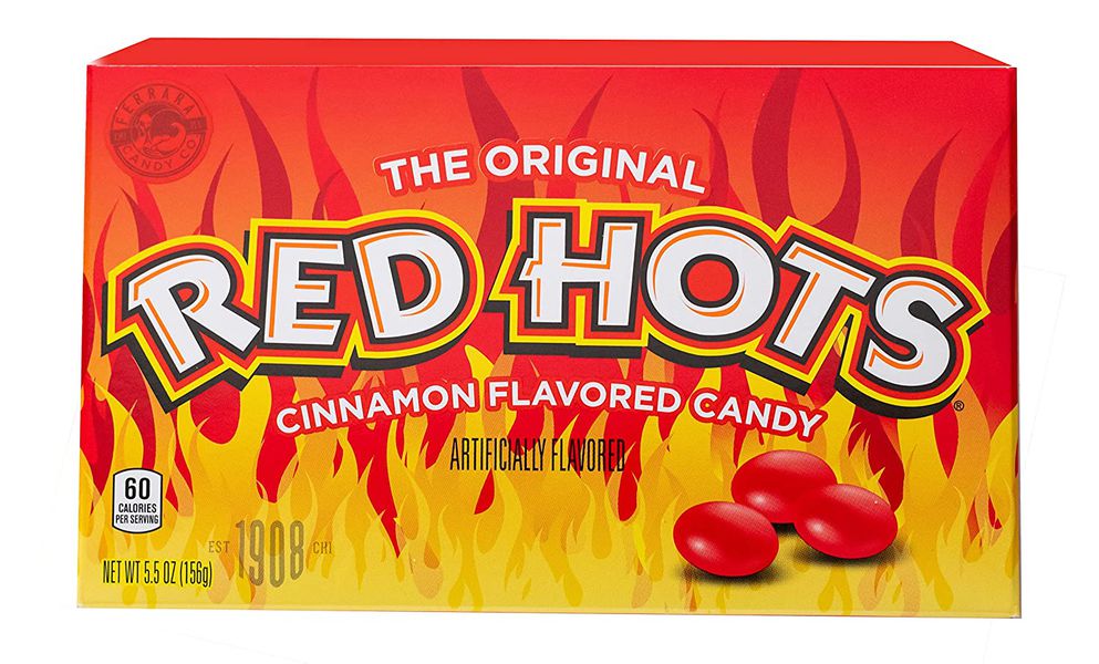 Конфеты Redhots Cinnamon, корица