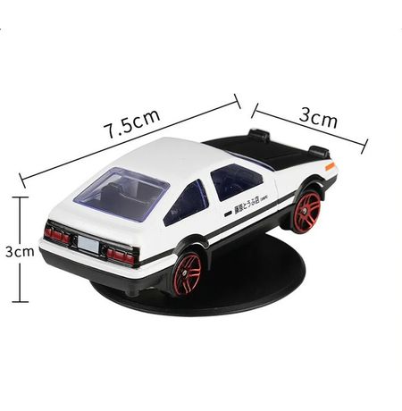 Дрифт машинка на панель авто Initial D Toyota Trueno AE86 1:64 изображение 5