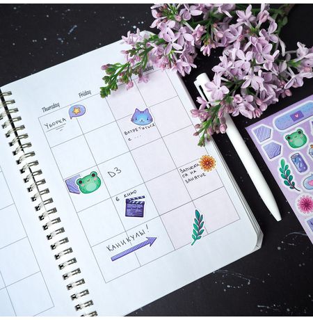 Набор стикеров Еженедельный (Weekly), Q-pack No kid's изображение 3
