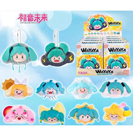 Случайная мягкая игрушка-брелок Хатсуне Мику Weather Moods Лицензия 11 см