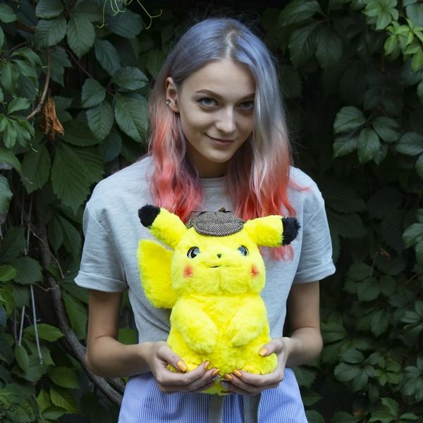 Мягкая игрушка Пикачу Детектив (Pokémon Detective Pikachu) изображение 2