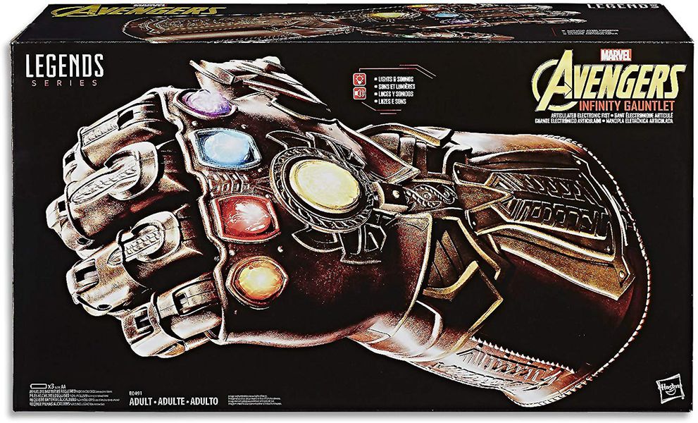 Перчатка Бесконечности (Танос) подвижная с подстветкой Hasbro УЦЕНКА изображение 5