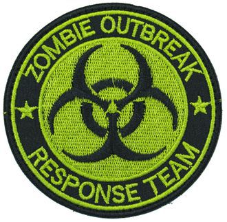 Нашивка Zombie outbreak response team