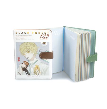 Блокнот Аниме Парень, коричневый