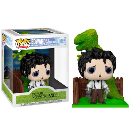 Фигурка Funko POP! Эдвард Руки-ножницы с кустом-динозавром (Edward Scissorhands with Dinosaur Shrub)