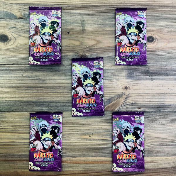 Коллекционные карточки Наруто Тир 2 Серия 6 (Naruto) Набор из 5 бустеров изображение 3