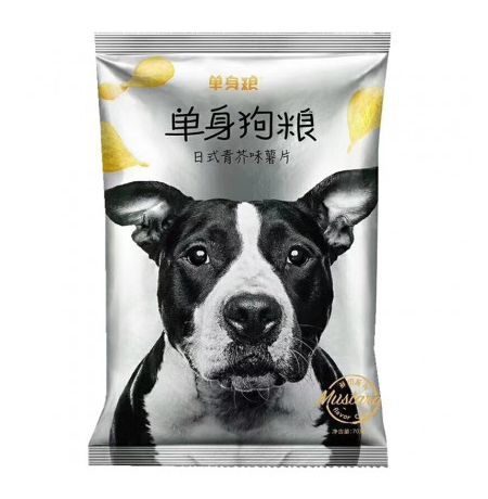 Чипсы Single dog, васаби