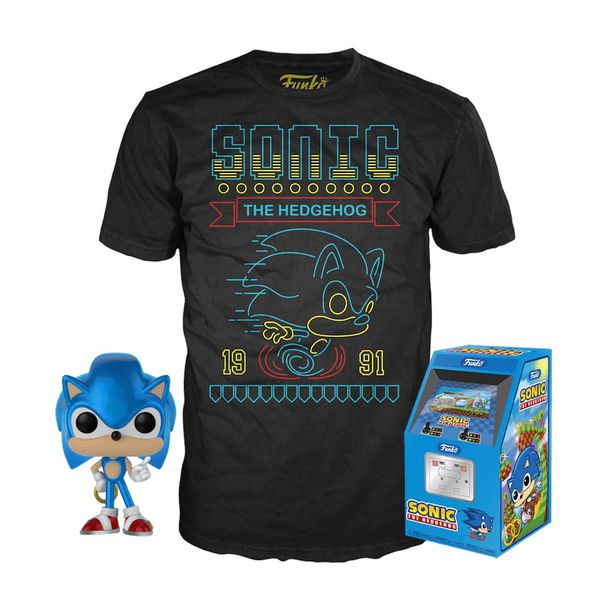 Набор фигурка Funko POP! и футболка Соник (Sonic)