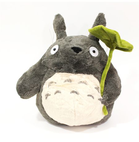 Мягкая игрушка Тоторо с листиком 35 см