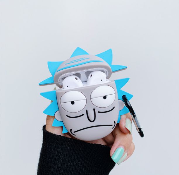 Чехол для Airpods Рик и Морти: Рик (Rick and Morty)