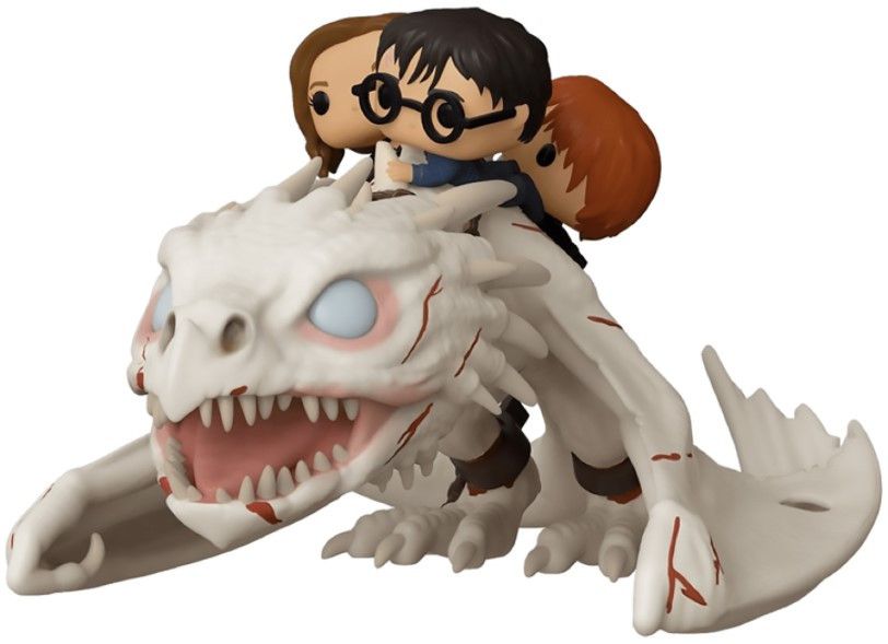 Фигурка Funko POP! Гарри Поттер - Гарри, Рон и Гермиона на драконе (Harry Potter)