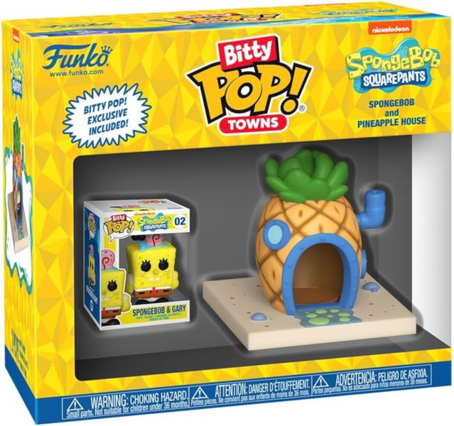 Фигурка Funko Bitty POP! Спанч Боб и Ананасовый Дом (SpongeBob and Pineapple House) изображение 2