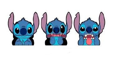 3D стикер-мини Стич(Lilo and Stitch)