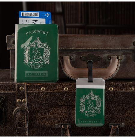 Дорожный набор Гарри Поттер - Слизерин (Записная книжка + Бирка для чемодана)
