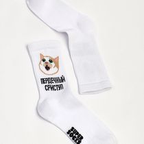 Носки SUPER SOCKS Пердечный сриступ (размер 40-45)