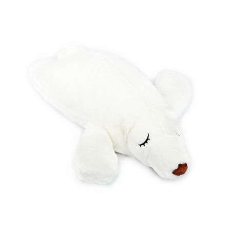 Мягкая игрушка Медведь белый спящий