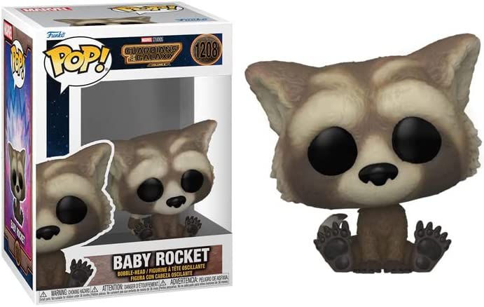 Фигурка Funko POP! Стражи Галактики 3 - Малыш Ракета (Guardians of the Galaxy 3 - Baby Rocket) изображение 3