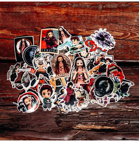 Стикеры Клинок рассекающий демонов (Demon Slayer) 50 шт изображение 4