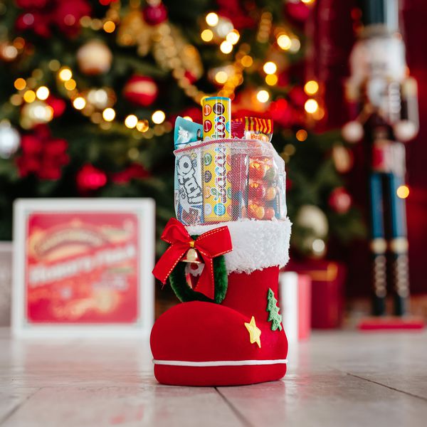 Сладости новогодние в сапожке №1 Pocky Matcha