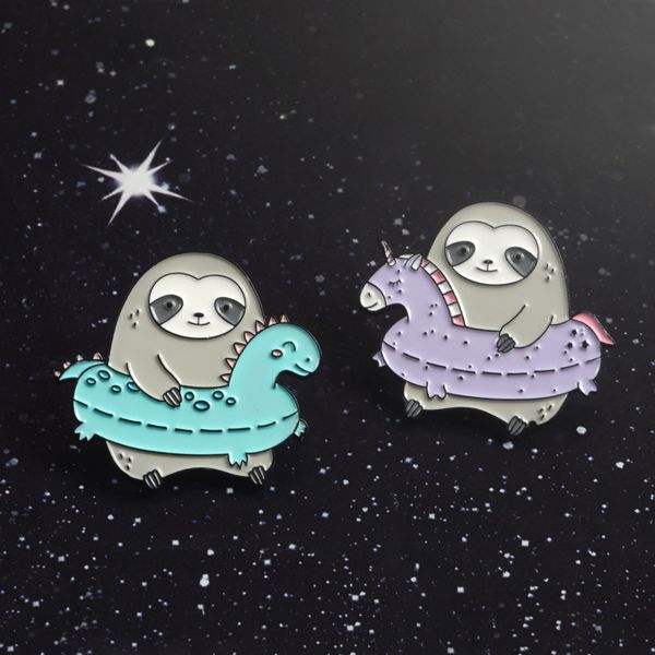 Значок Ленивец с кругом динозаврик изображение 2