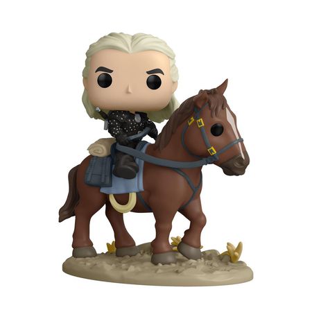 Фигурка Funko POP! Ведьмак Геральт и Плотва Эксклюзив (Witcher Geralt and Roach Exclusive) №108