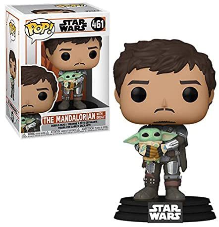 Фигурка Funko POP! Мандалорец с Грогу (Star Wars - Mandalorian with Grogu) изображение 3